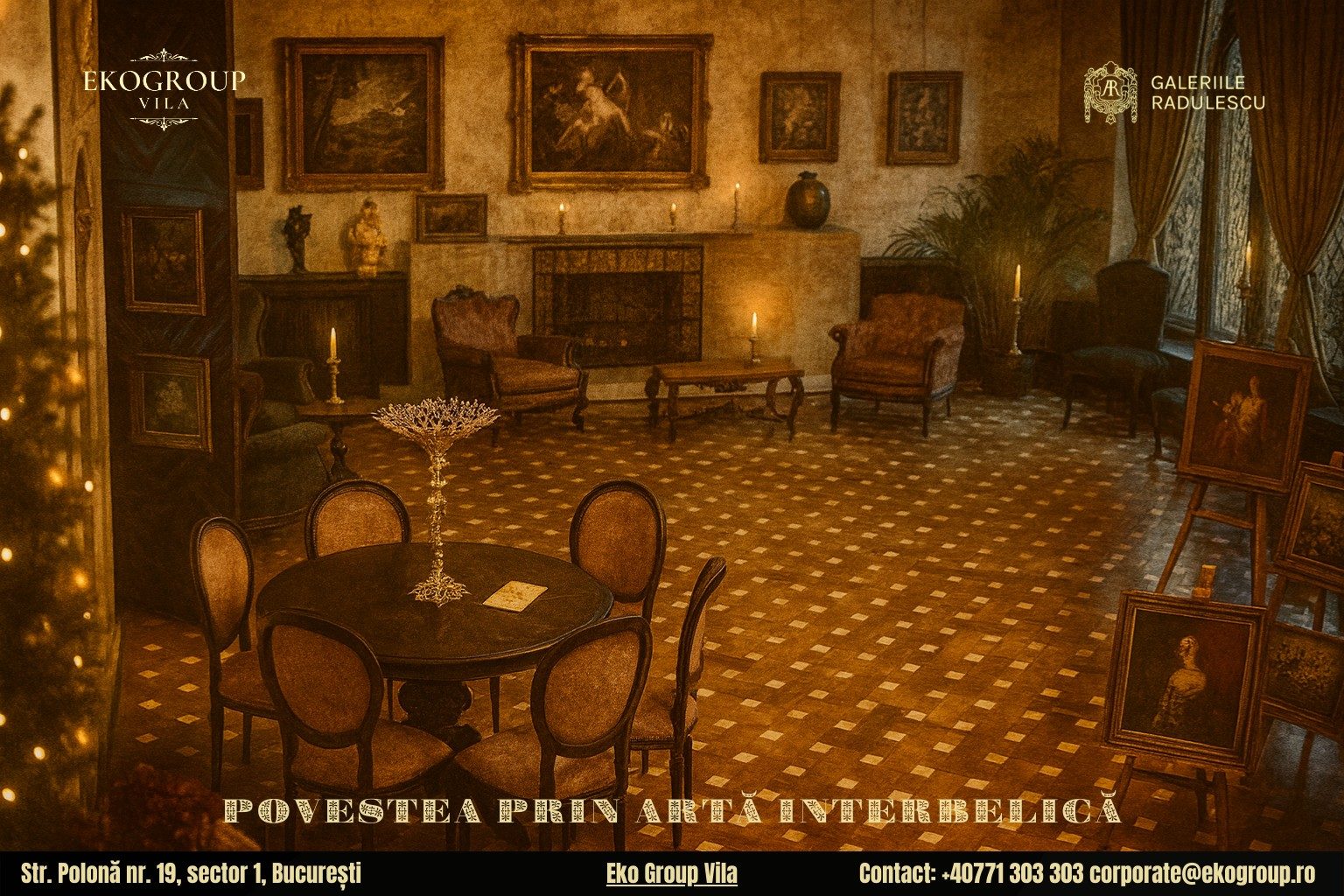 Povestea Crăciunului așa cum strălucea în anii ’30: o experiență culturală la Eko Group Vila 1 Povestea Crăciunului așa cum strălucea în anii ’30: o experiență culturală la Eko Group Vila